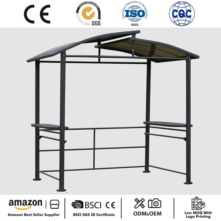 8' x 5' BBQ terrassi varikatusega kõva katusega vaatetorn