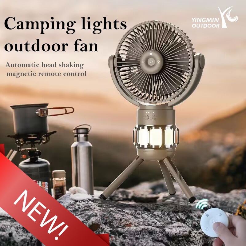 Matkaventilaator LED laternaga