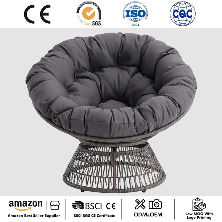 Stiilne pöörlev Papasan tool