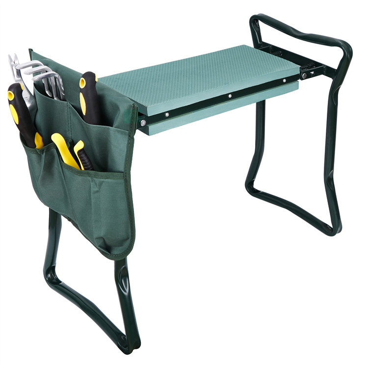 Aed Kneeler kokkupandav iste koos tööriistakotiga