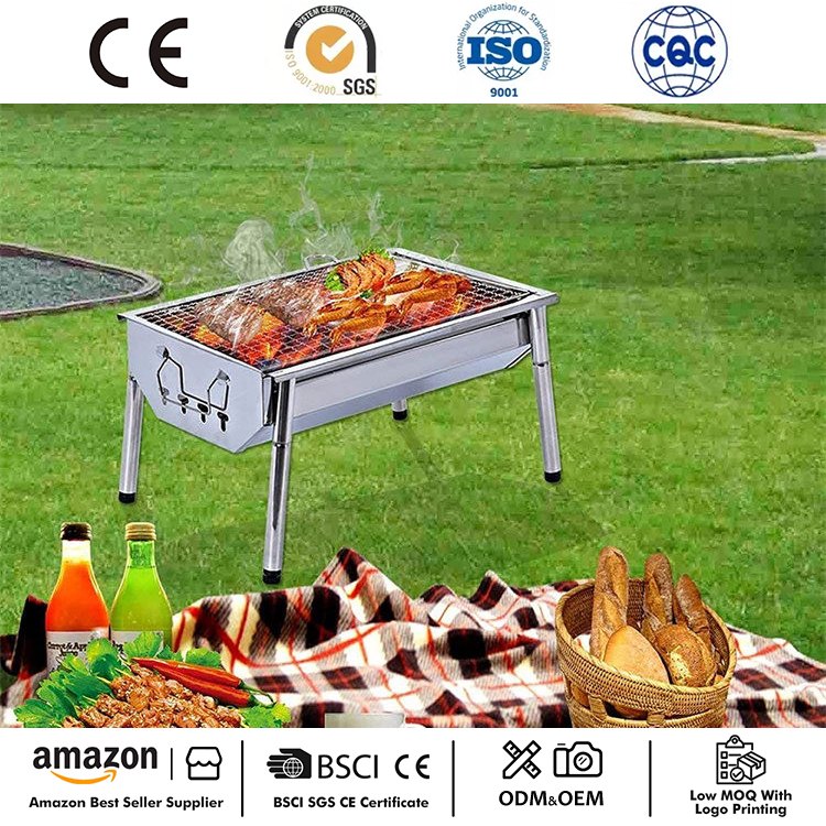 Kaasaskantav BBQ Grill Väike telkimisgrill